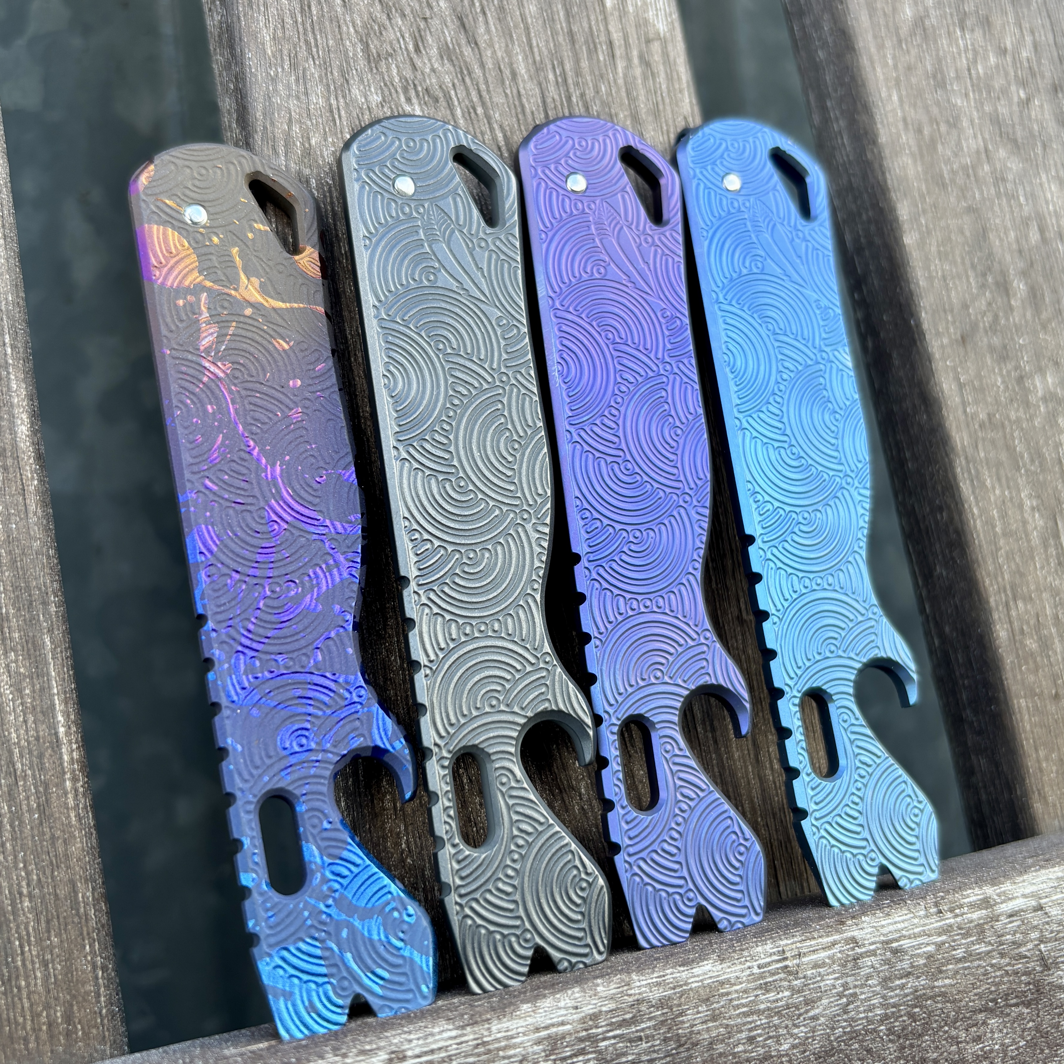 Urban EDC Exclusive Seigaiha v1.1 Titanium Prybar